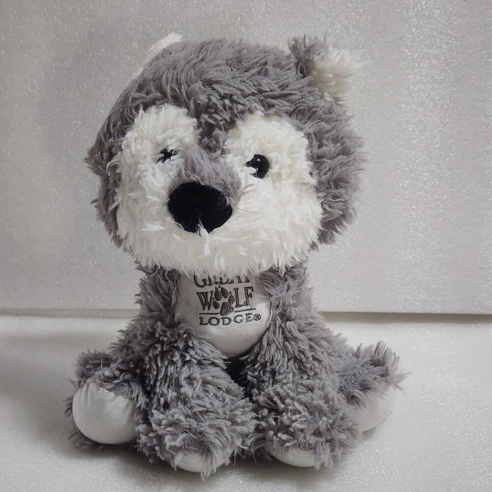 Fiesta Great Wolf Lodge HENRY Gray White Wolf Plush Stuffed Animal 10.5" C18293G